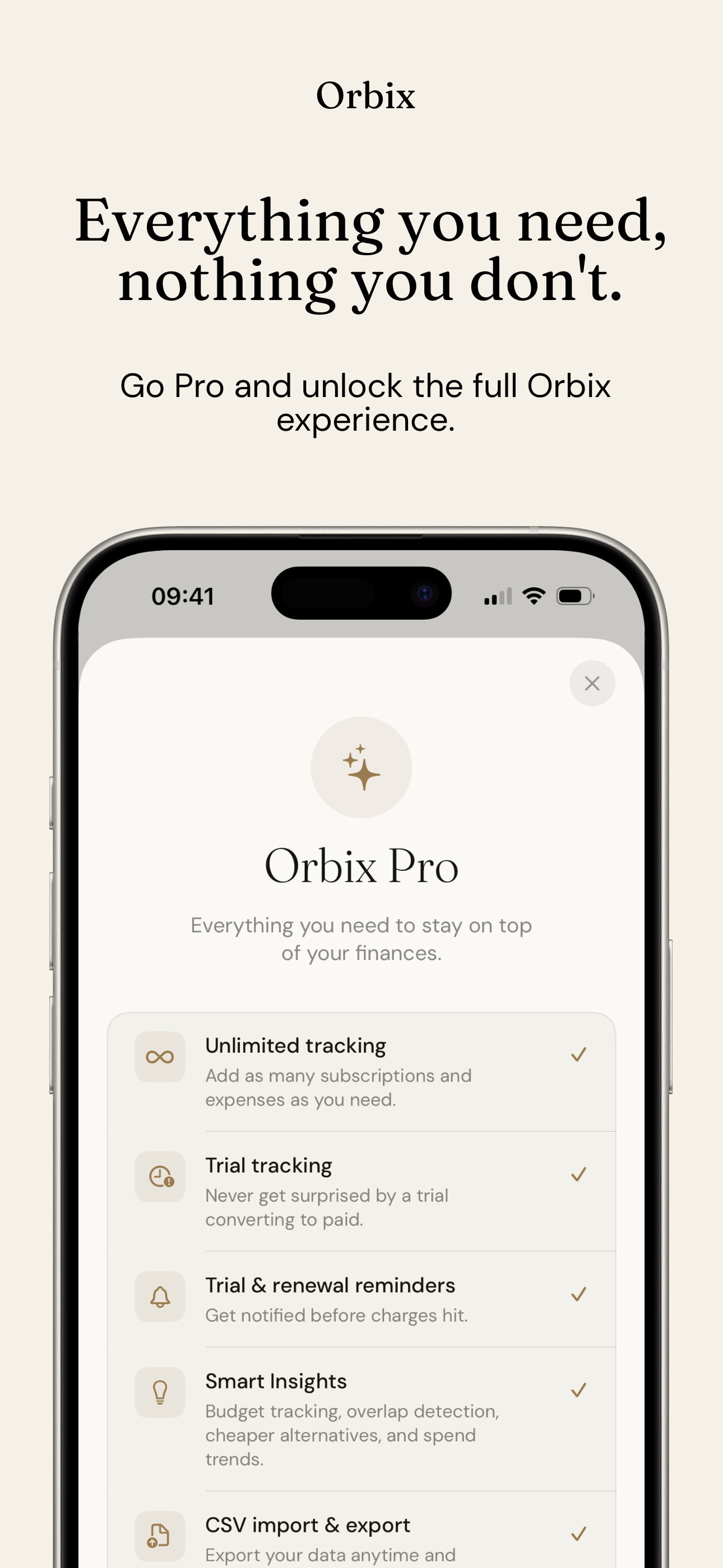 Orbix - Subscription Tracker screenshot 8
