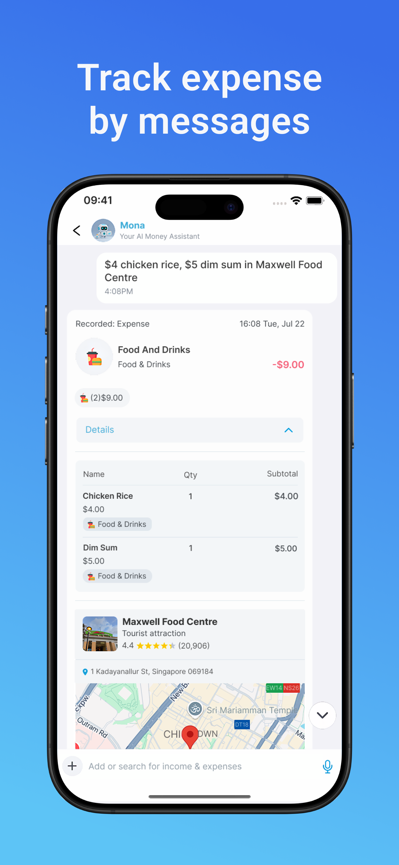 Money Tracker - Mona AI screenshot 3