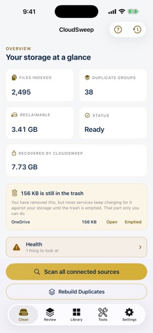 CloudSweep Screenshot 1 of 8