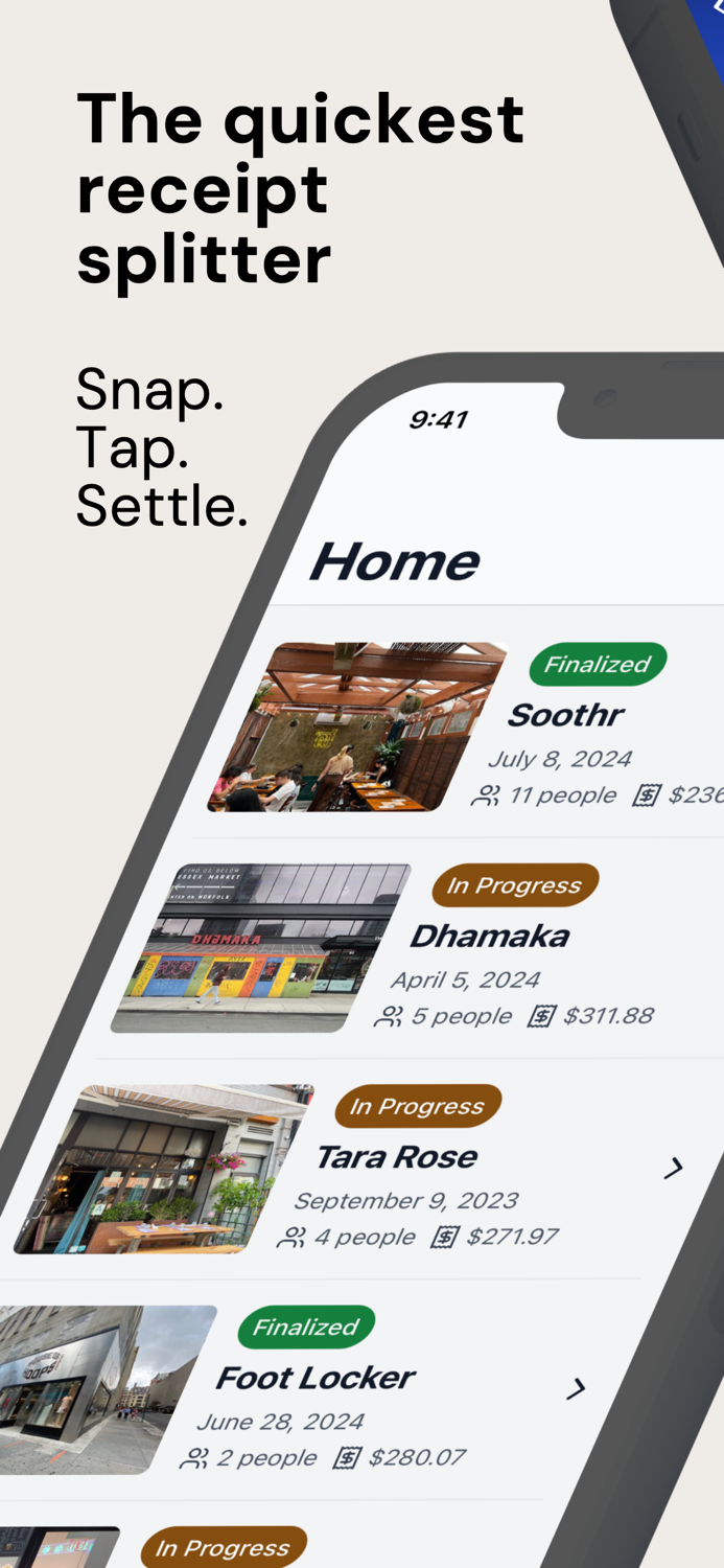 Bill Bud Split bills