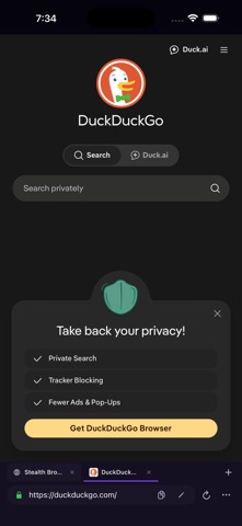 Browse in Stealth Screenshot 3 of 5