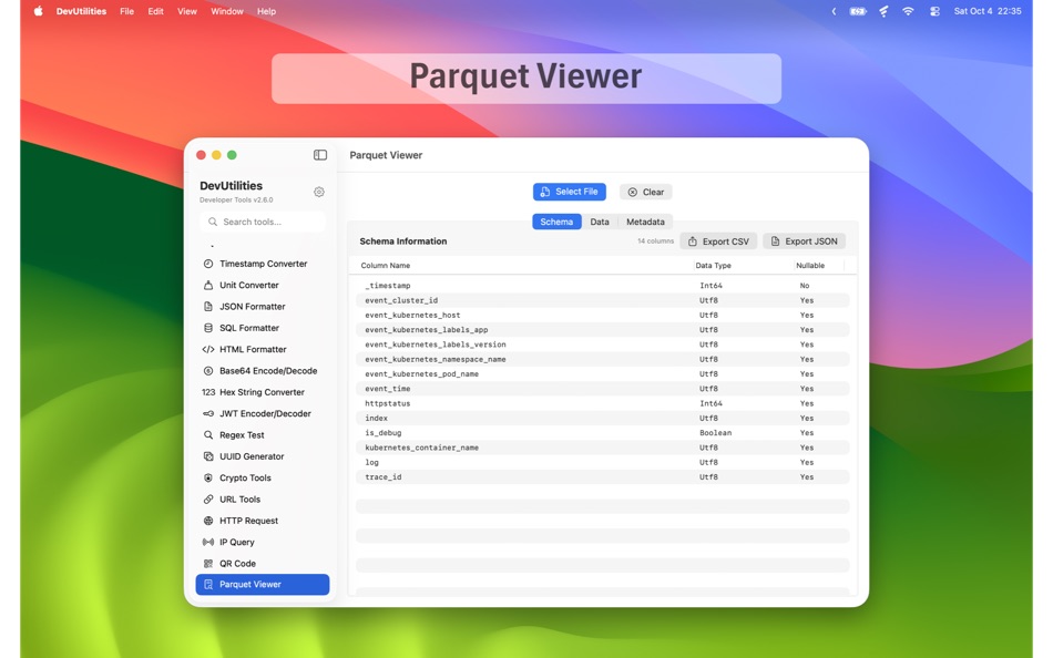 #4. DevUtilities (macOS) Por: Hengfei Yang