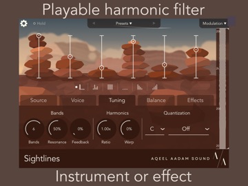 Sightlines - Harmonic Filter app screenshot 2