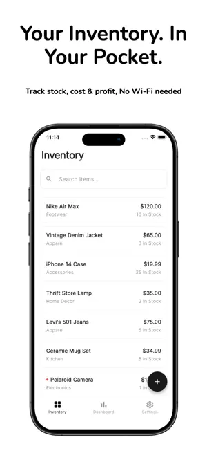 Inventory Tracker - StockSnap screenshot 1