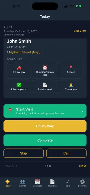 MyKlient: Invoice & Scheduling screenshot 2