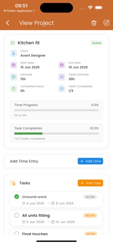 ProjLog screenshot