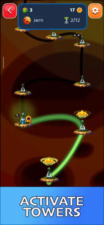 Simon in space game screenshot 3
