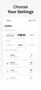 PushUp Time: App Blocker screenshot