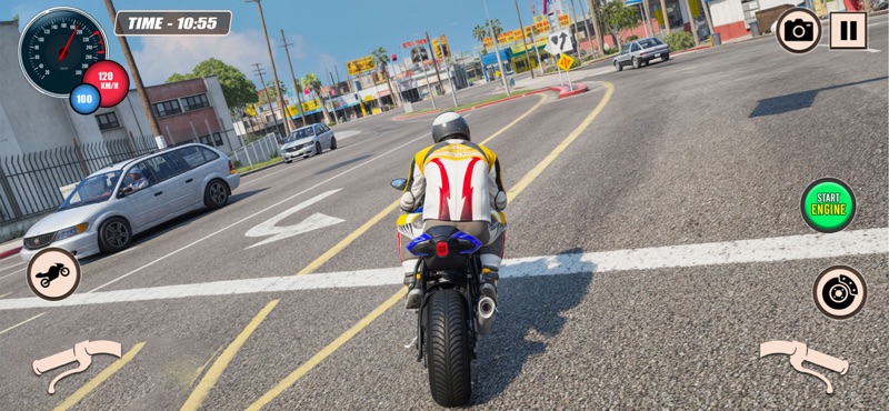 Bike Driving Racing Games 3D screenshot 4