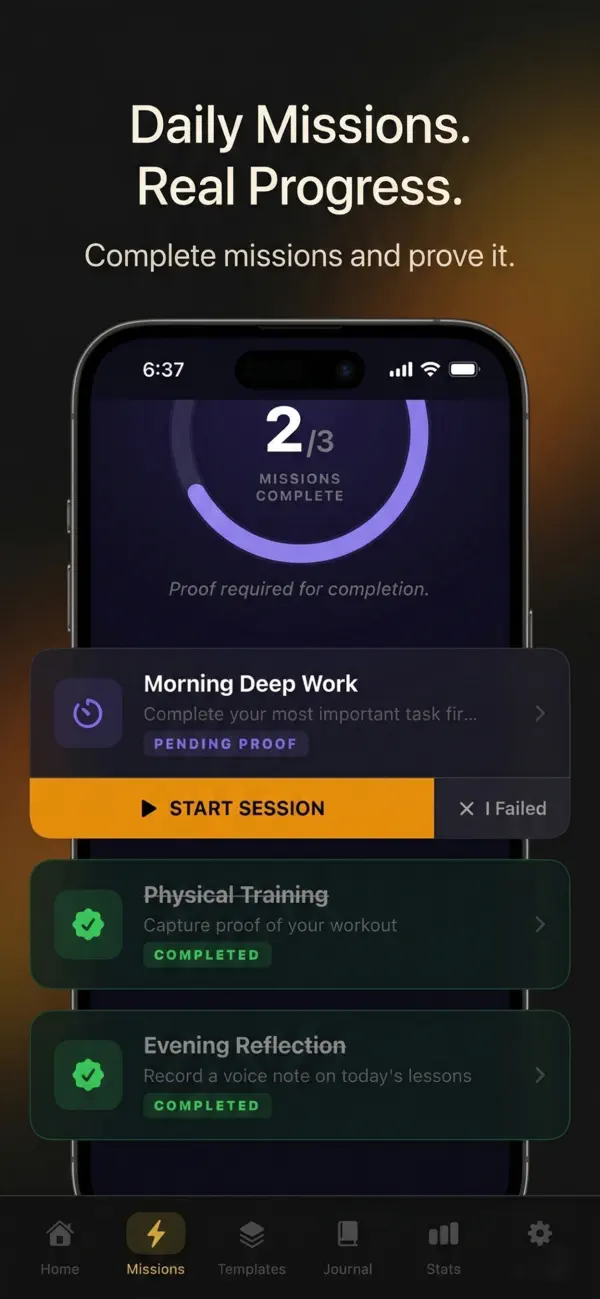 Screenshot #2 pour Monk Mode – Discipline & Focus