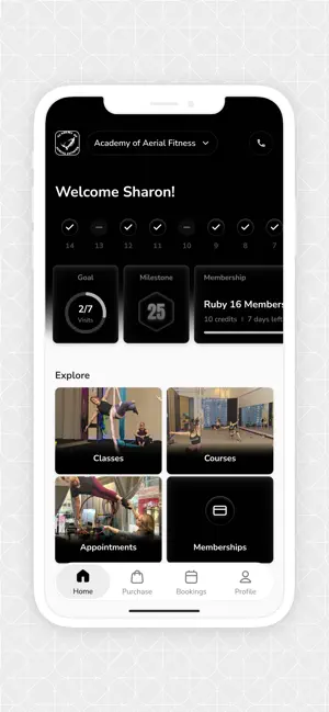 Academy of Aerial Fitness screenshot 1