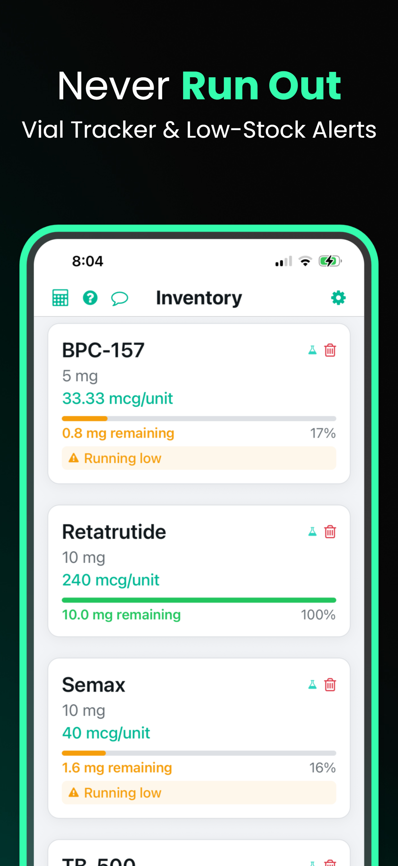 Protocol: Peptide Tracker