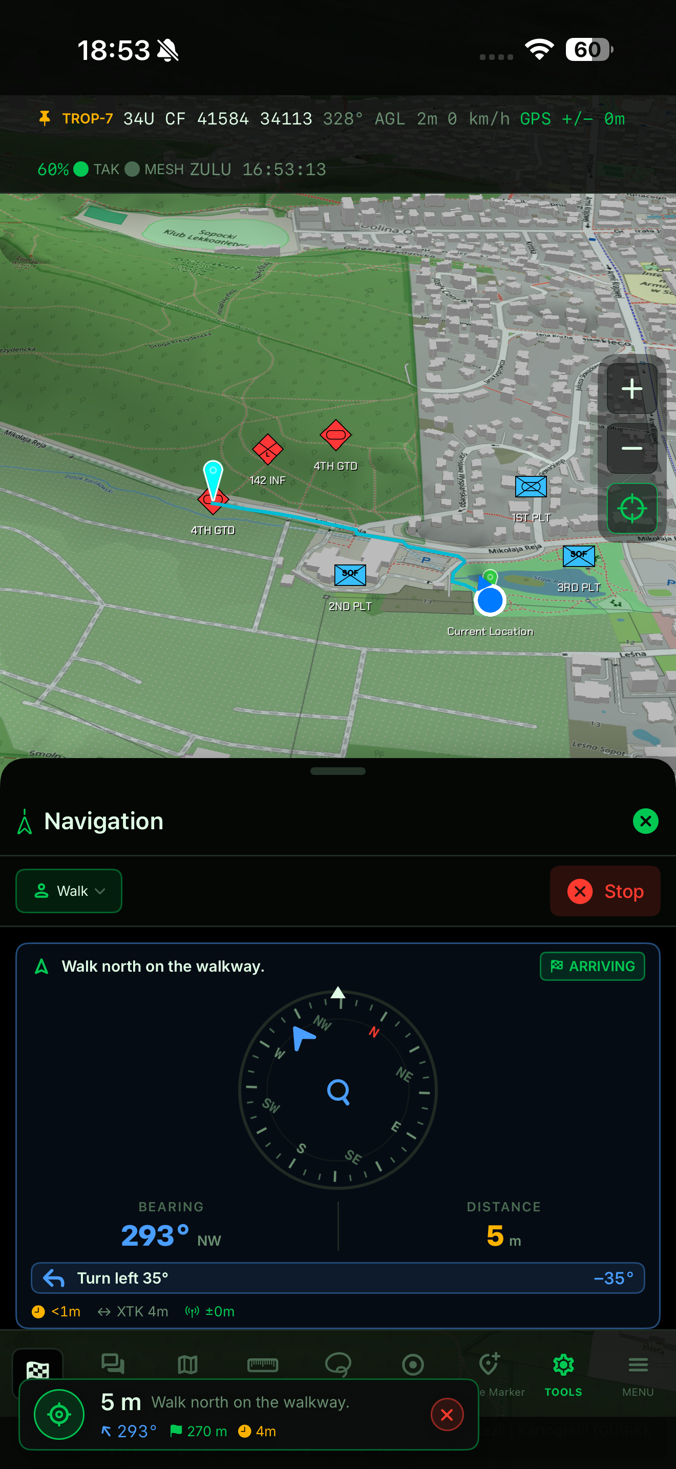 TROP - TAK app