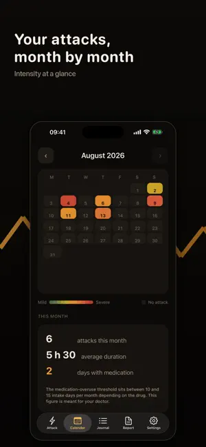 Scotome: Migraine Calendar screenshot 3