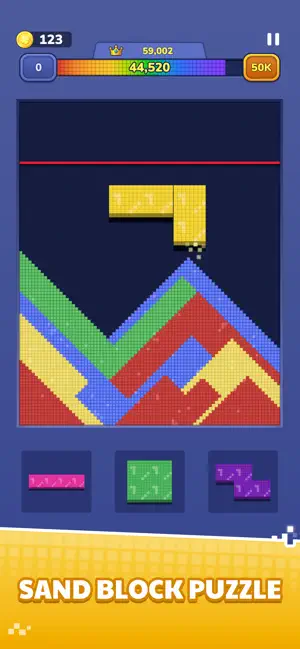 Sand Block Color Escape Puzzle screenshot 2