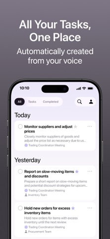 Tasker - Voice Task AI Agent Screenshot 2 of 5