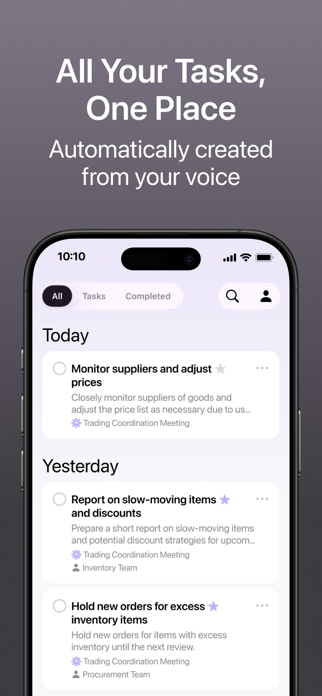 Tasker - Voice Task AI Agent Screenshot 2 of 5