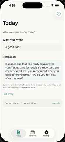 Pocket Reflection Journal screenshot