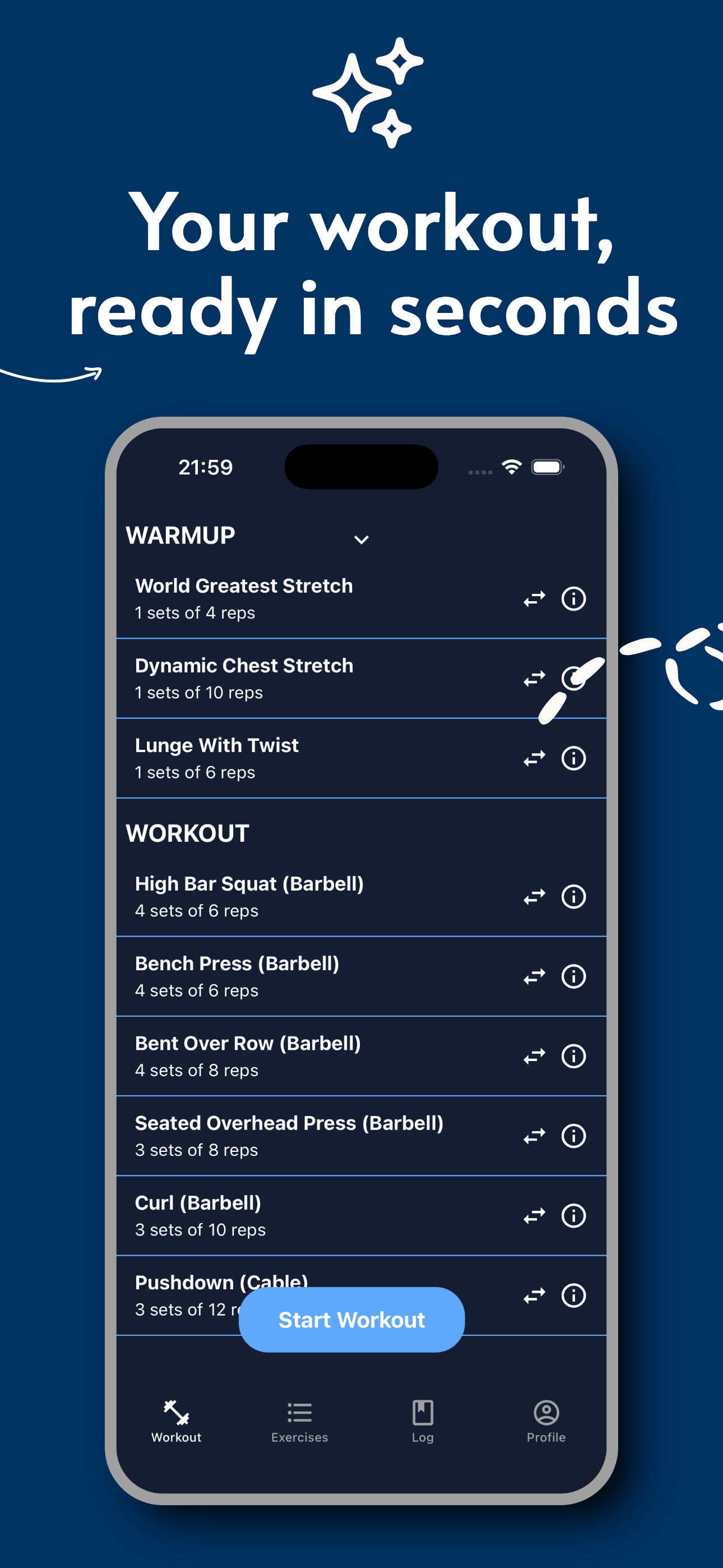 Versafit: AI Workout Builder screenshot 3