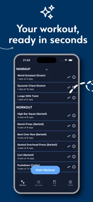 Versafit: AI Workout Builder screenshot 3
