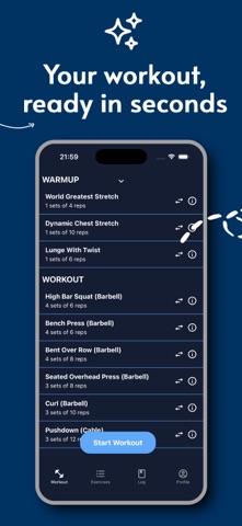 Versafit: AI Workout Builder screenshot