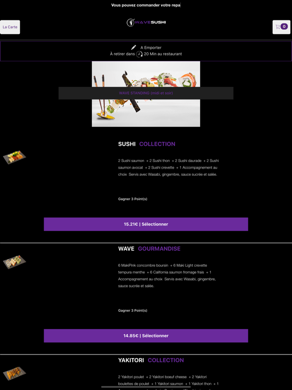 Screenshot #6 pour Wave Sushi Lieusaint