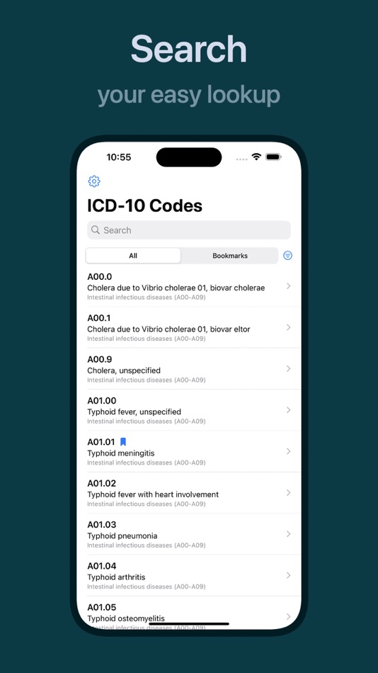 #1. Medcode – ICD-10 Reference (iOS) Podle: Samuel Drozdov