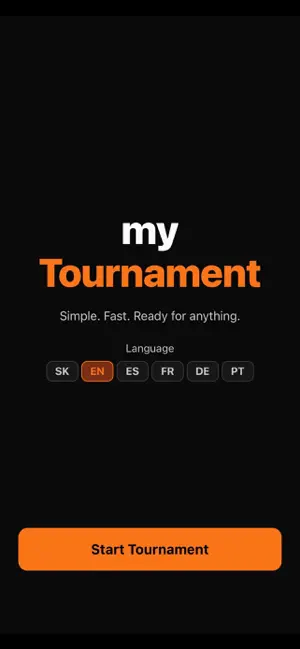 myTournament App screenshot 1