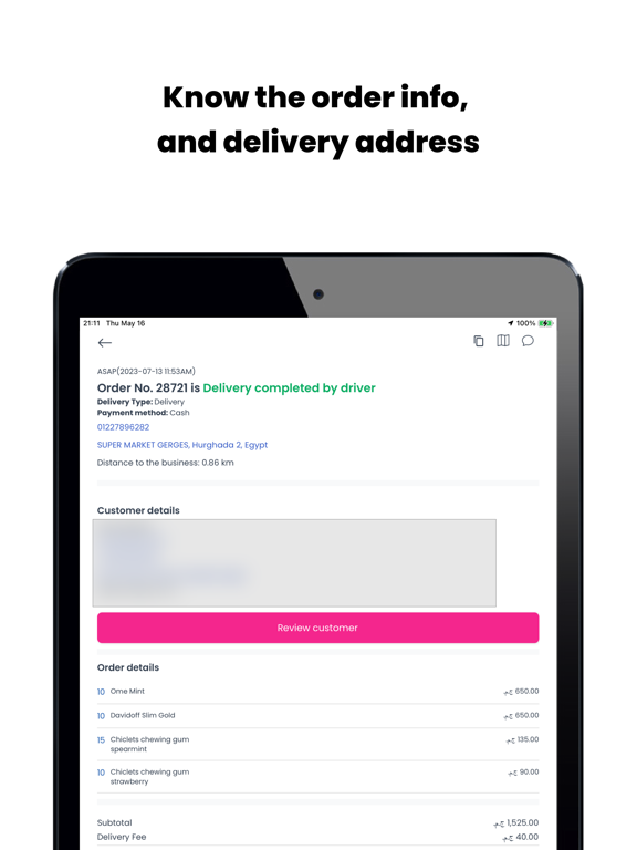 Screenshot #6 pour YO driver app