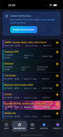 Kosmos Festival screenshot