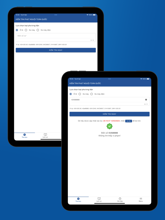 Kiểm Tra Phạt Nguội Toàn Quốc
