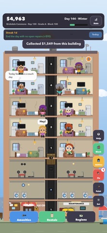 Slumlord - Apartment Tycoon iPhone screenshot