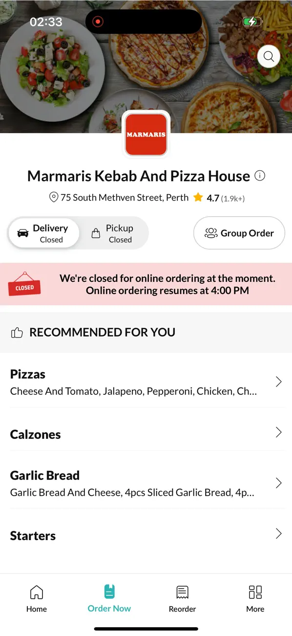 Screenshot #2 pour Marmaris Kebab & Pizza House.