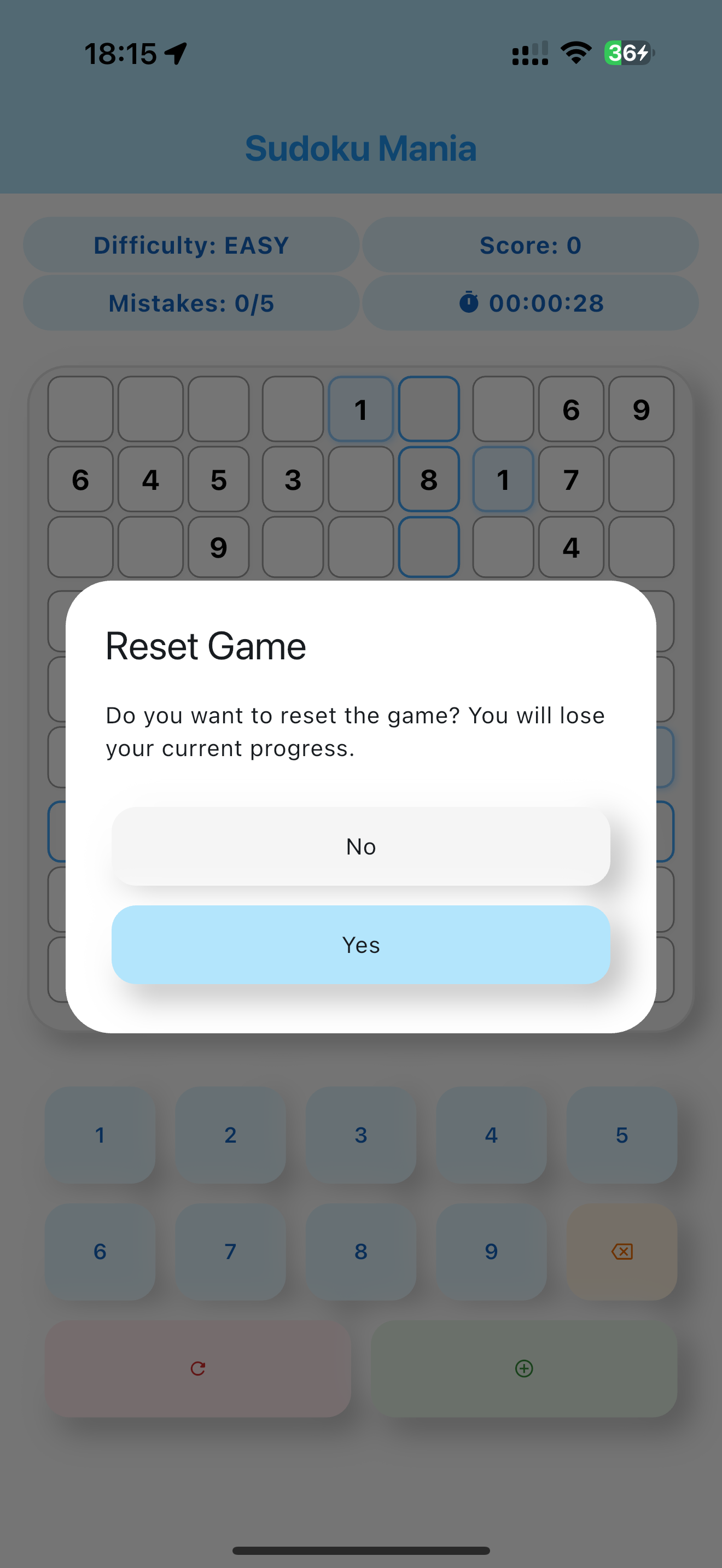 Sudoku Mania - A Classic Game screenshot 5