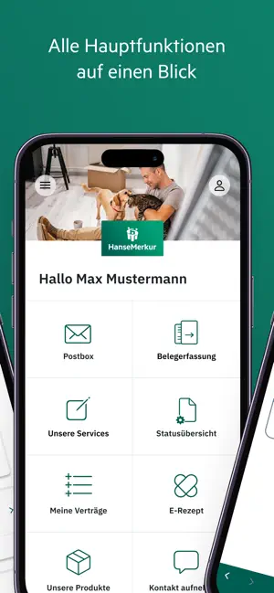 HanseMerkur ServiceApp iPhone screenshot 2