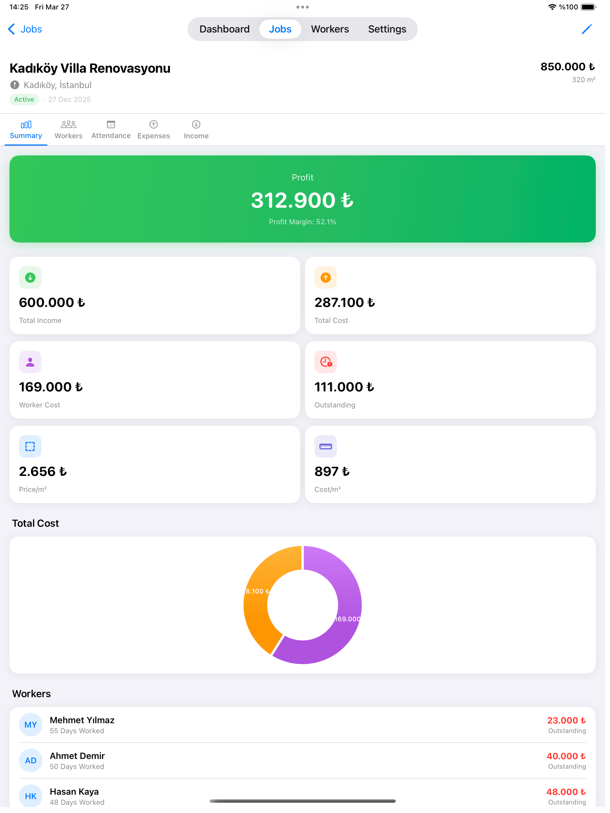 Puantaj & Work Tracking