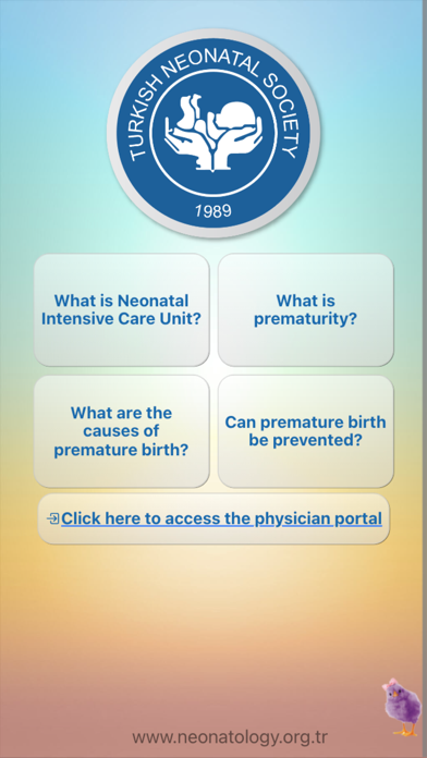 Turkish Neonatal Society Mobil Screenshot