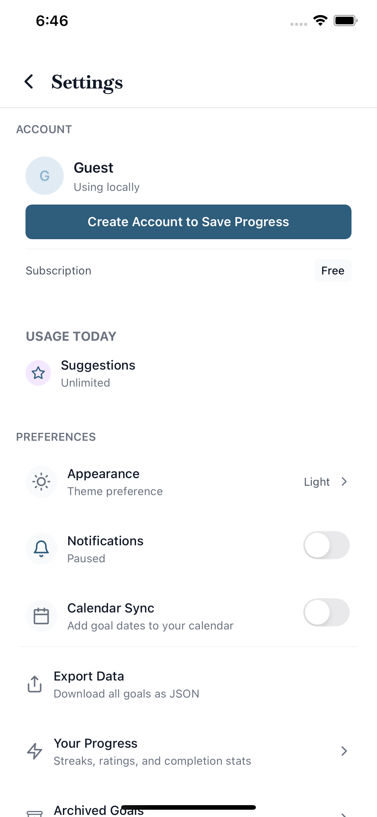 Goals - AI Action Planner screenshot 9
