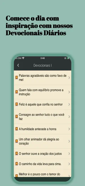 Devocionais Diários e Bíblia screenshot 3