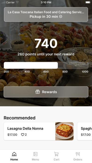 La Casa Toscana app screenshot