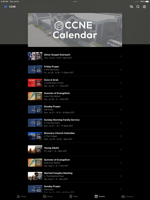 Calvary Chapel Northeast iPad screenshot 3 - Education app