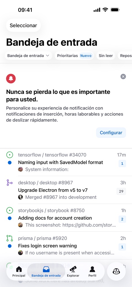 GitHub App Store screenshot 2, no headline. A person in the picture.