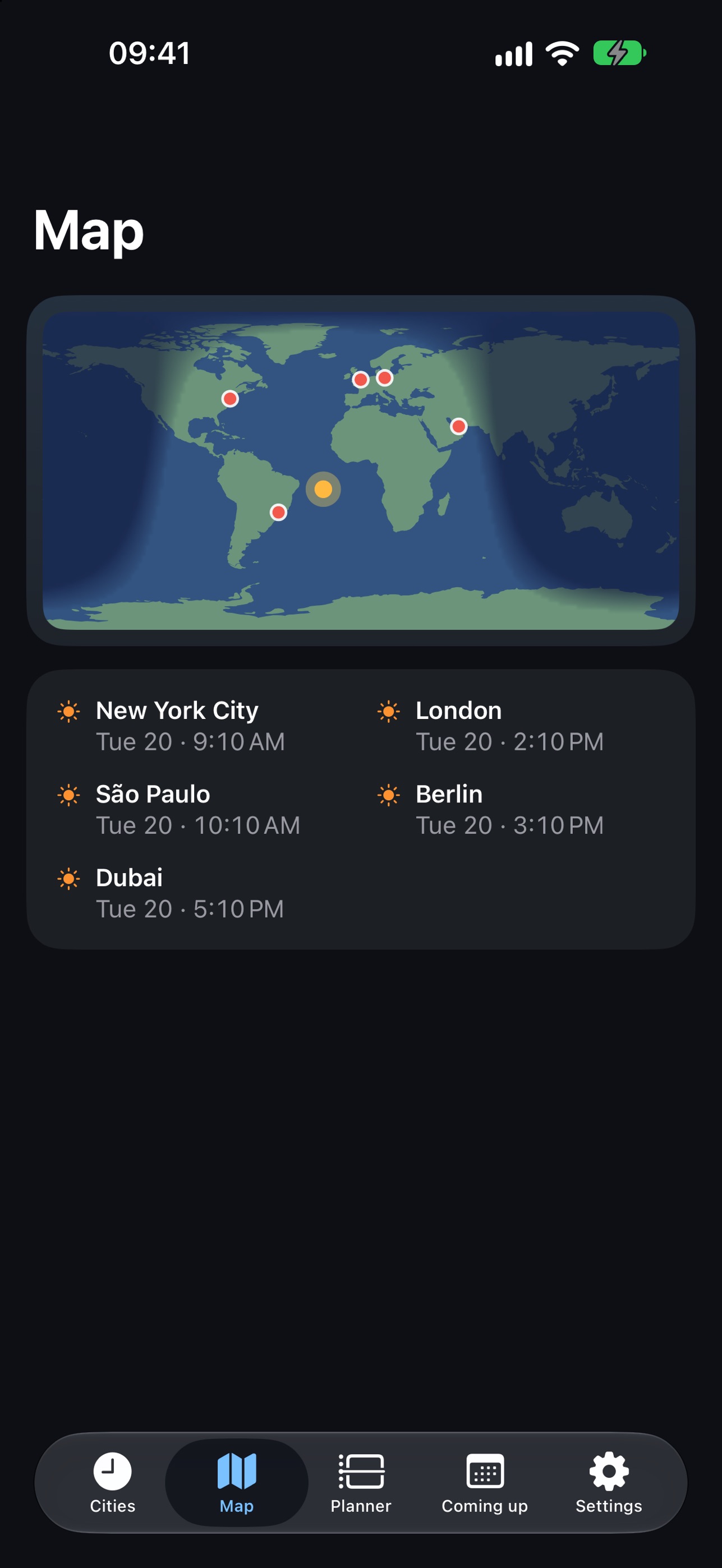 Screenshot 2 of Zonette: World Clock
