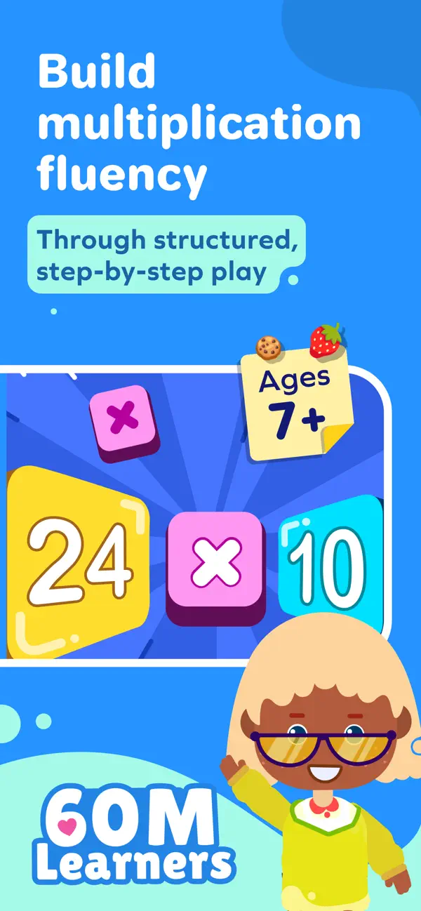Screenshot #1 pour Multiplication Games For Kids