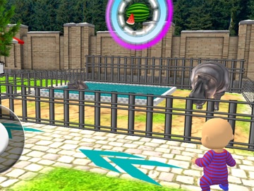 Naughty Baby 3D Daddy Zoo Fun iPad screenshot