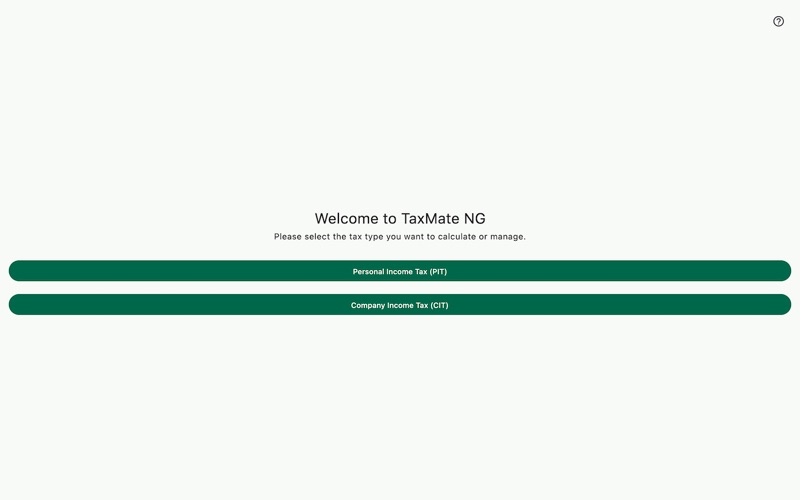 TaxMateNG Desktop app screenshot