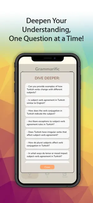 Grammarific: Turkish Grammar screenshot 4