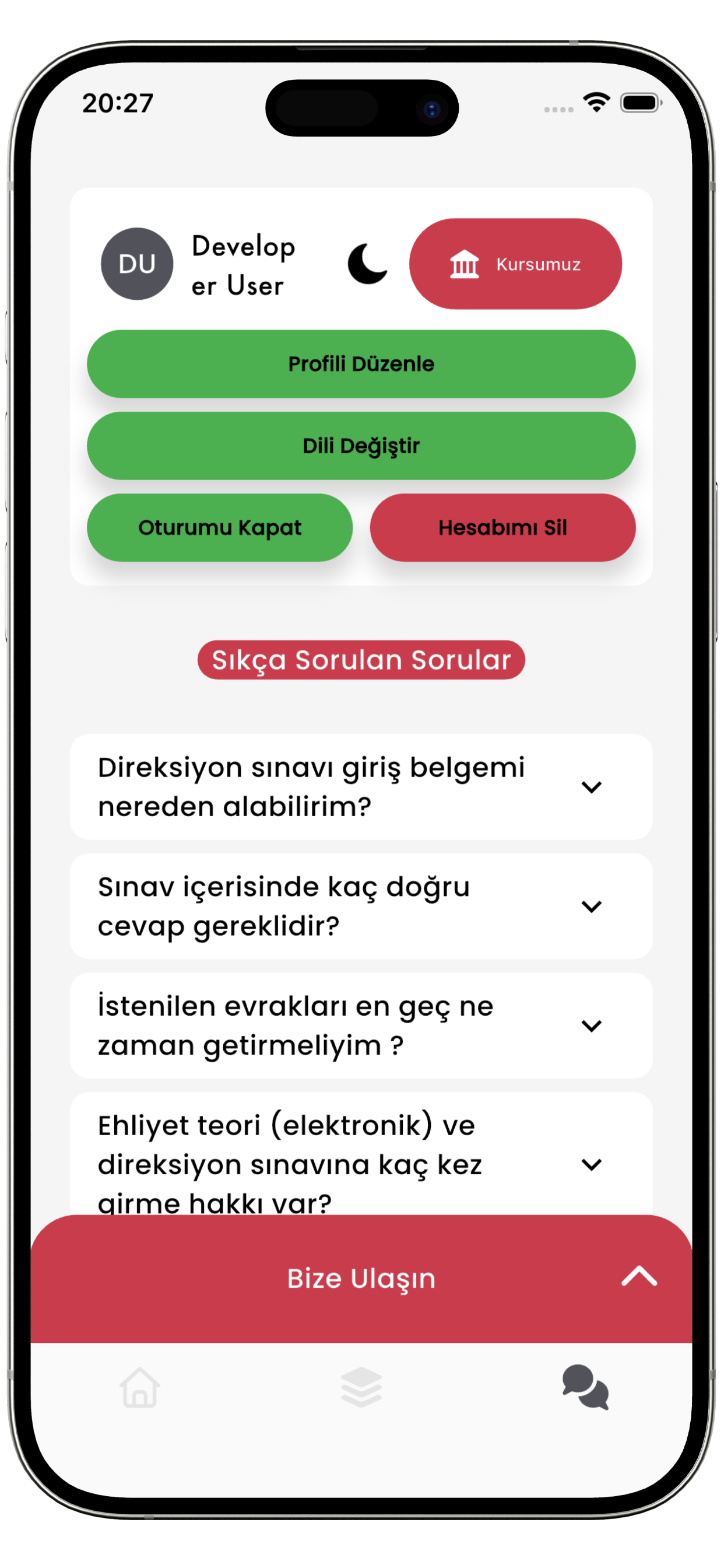 Tema Sürücü Kursu screenshot 4