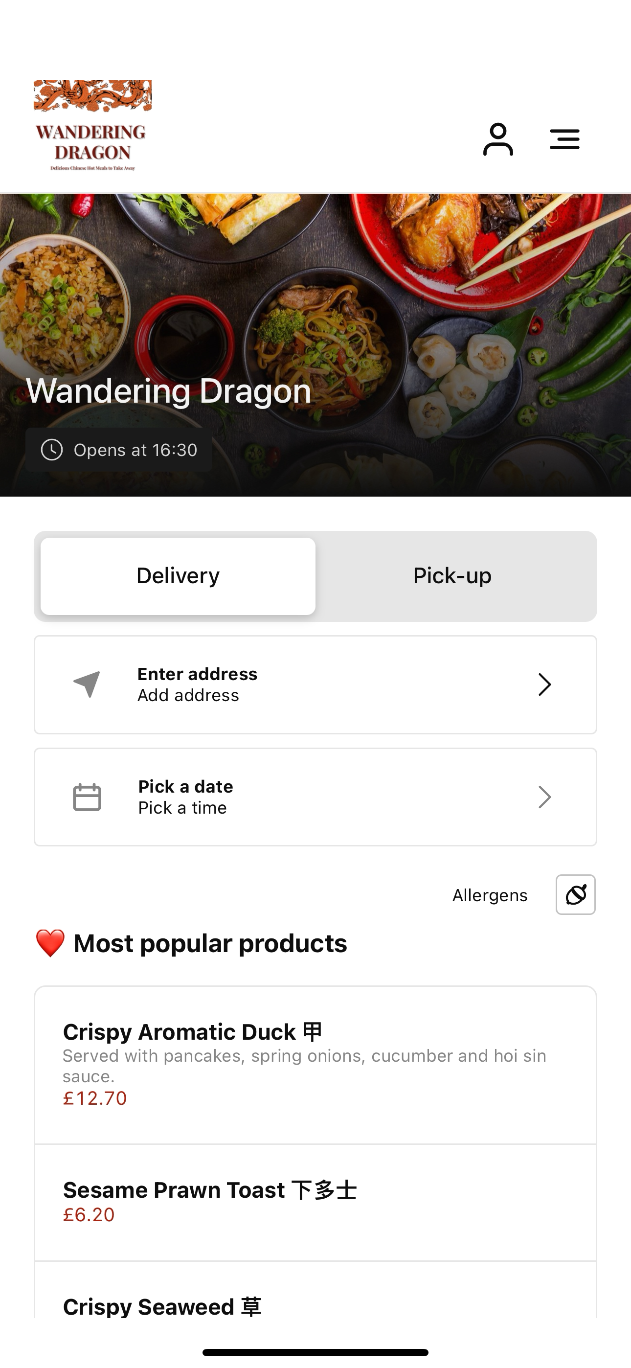 Wandering Dragon Nottingham