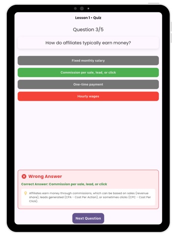Affiliate Marketing Guide iPad screenshot